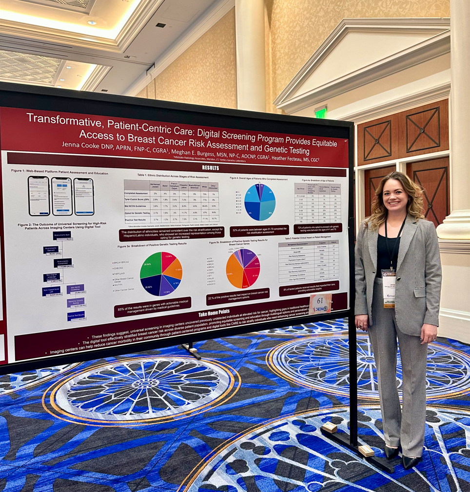 Jenna Cooke at National Breast Cancer Conference
